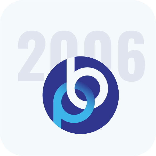 Logo Biznes Partner z hasłem Wdrażamy Szkolimy Audytujemy na białym tle